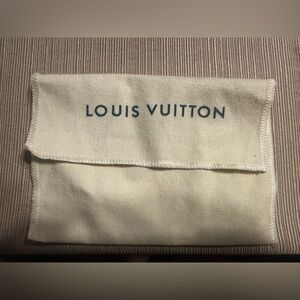 Authentic Louis Vuitton Cream dust Bag